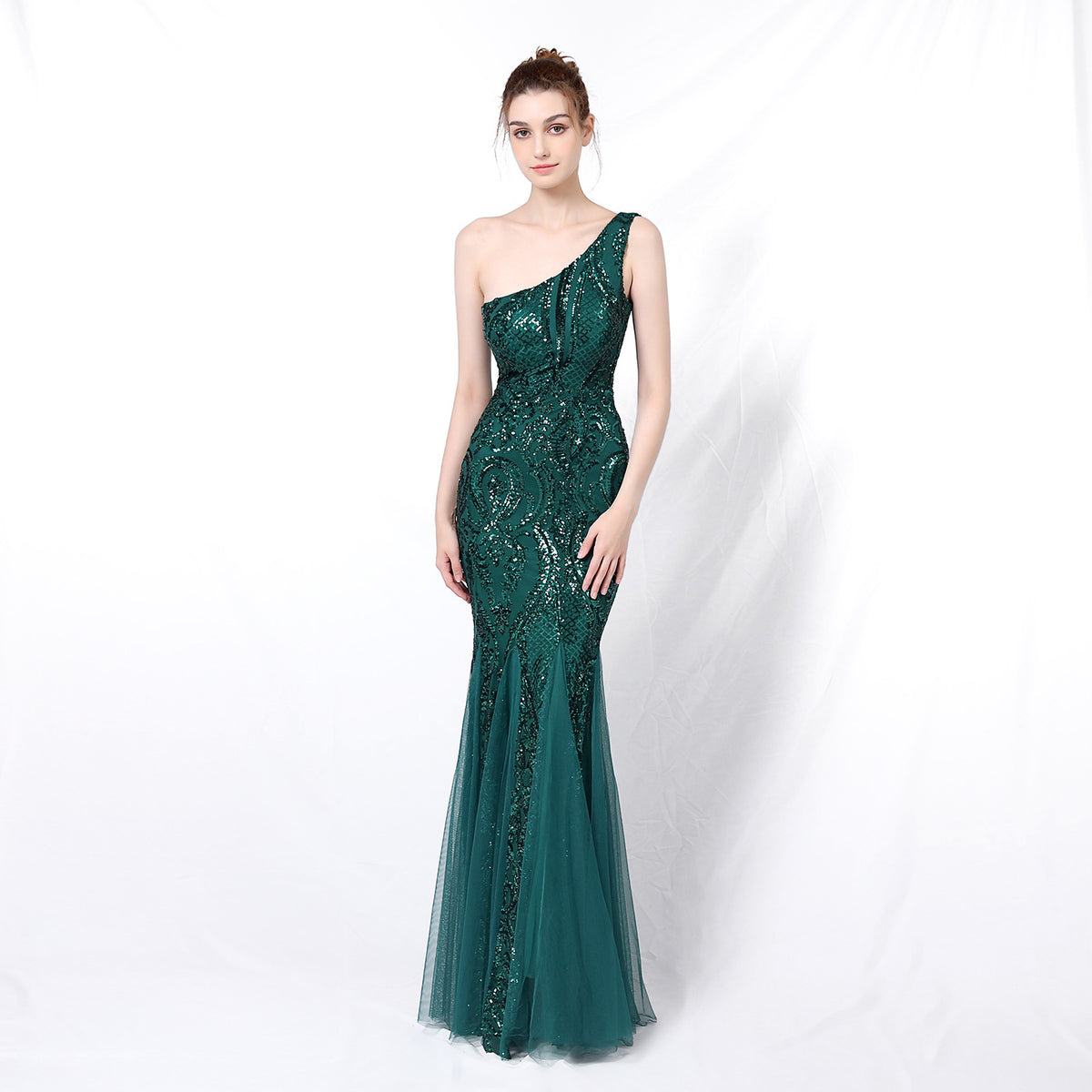 Sofya 16552 # Dress Female Fairy Dreamy Socialite Party Party Evening Dress Long Slim Toast Dress Bride