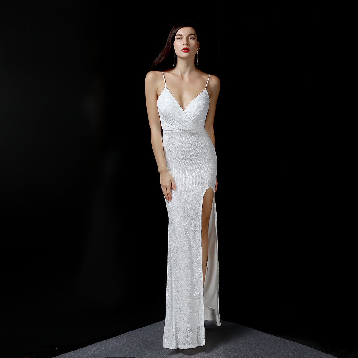 Sofya 16276 # Fairy-Like Dreamy Celebrity Party Long Slimming Toast Performance Fishtail Long Dress Evening Dress